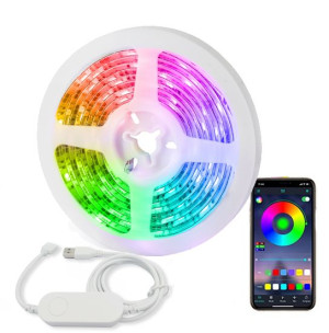 Pasek Taśma Led Rgb 2m Sterowanie WiFi Tuya Smart