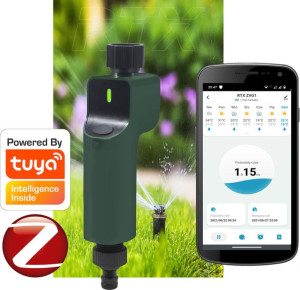 Zawór Nawadnianie Ogrodu Tuya Zigbee Z Pomiarem Zużycia Wody
