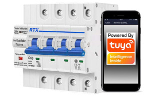 Bezpiecznik Sterowany 4x 25A Zigbee Tuya