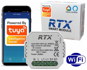 TUYA WiFi Gniazdko Włącznik Przekaźnik DOPUSZKOWY