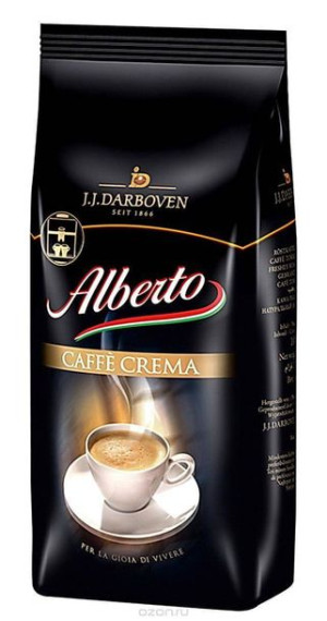 J.J. Darboven  Alberto Caffe Crema  Kawa Ziarnista 1kg