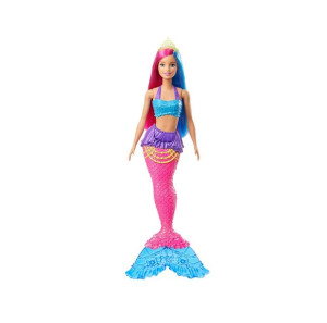 Barbie, Dreamtopia Lalka Syrenka 30cm GJK08