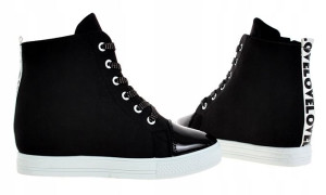 Botki Dziecięce Sneakersy Czarne Zamek 5860 R. 32