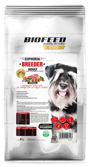 BIOFEED EUPHORIA BREEDER ADULT Small & Medium dla dorosłych psów małych i ś
