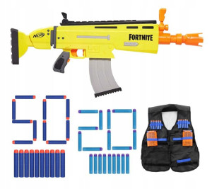 Wyrzutnia Nerf Fortnite Risky Reeler Ar-l +dodatki