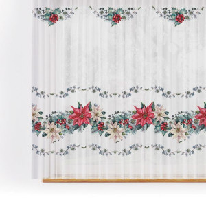 Firana świąteczna GWIAZDA BETLEJEMSKA  Boże Narodzenie 157 cm x 300 cm