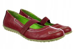 Baleriny Buty Damskie Wygodne Czerwone 5812 R. 36