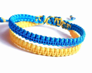 Bransoletka Ukraina flaga barwy patriotyczna