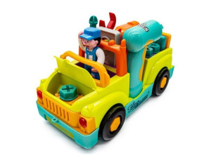 Auto Do Rozkręcania i Skręcania + Narzędzia, Jeździ, Świeci, Gra Melodie