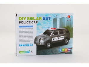 Zabawka Solarna Samochód - Auto Radiowóz Policja - zestaw do złożenia