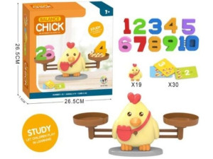 Gra Nauka Liczenia - Równoważnia Waga Szalkowa Kurczak - Chick Balance