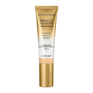 Max Factor Miracle Second Skin Podkład Nawilżający Spf20 02 Fair Light 30Ml