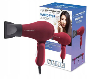 Suszarka do włosów Esperanza AURORA EBH003R 750W