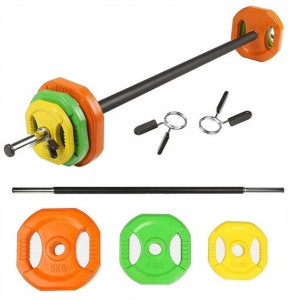 Sztanga z obciążeniem fitness 4Fizjo