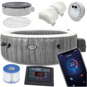 Dmuchane Spa Intex Greywood 28442 6 Os + Akcesoria