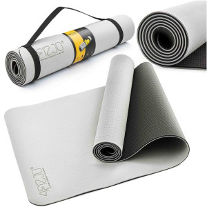 Mata Do Jogi Ćwiczeń Fitness Yoga Tpe 4mm Cienka