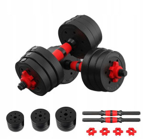 Hantle regulowane do ćwiczeń 2x15kg Zestaw 30kg