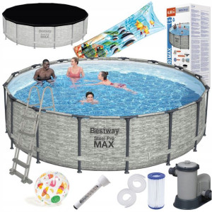 Basen Ogrodowy Stelażowy 488x122 Bestway 5619e Max