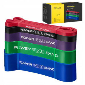 Zestaw 5 Gumy Oporowe Taśmy Do Ćwiczeń Powerband