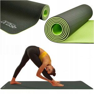 Mata Do Ćwiczeń Joga Fitness Tpe 4fizjo Czarna