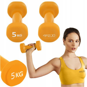 Hantelki do ćwiczeń 2x5kg Hantle Ciężarki 10kg