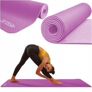 Mata Do Ćwiczeń Joga Fitness Tpe 4fizjo Różowa