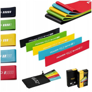 Zestaw 5 Gum Do Ćwiczeń Mini Band 4fizjo Fitness