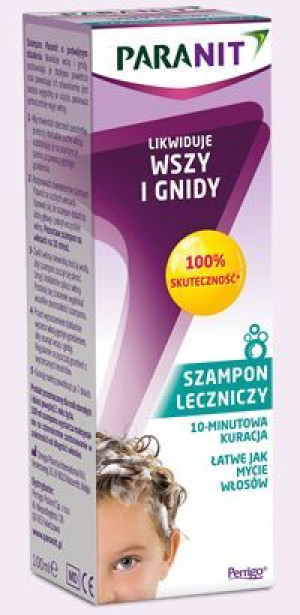 Paranit Szampon Leczniczy Na Wszy I Gnidy Likwidacja W 10 Minut 100 Ml