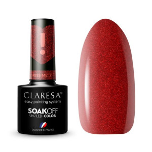 Claresa Lakier Hybrydowy Kiss Me! 7 Soakoff Uv/Led 5G