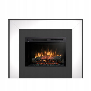 Kominek Elektryczny Zuni 26" Xhd Czarny/biały