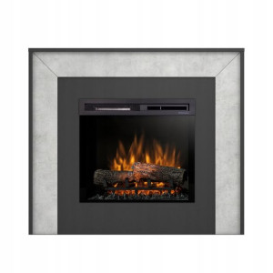 Kominek Elektryczny Zuni 23" Xhd Czarny/beton