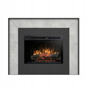 Kominek Elektryczny Zuni 26" Xhd Czarny/beton