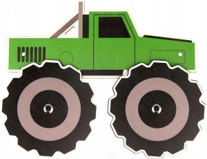 Samochód Monster Truck TABLICY MANIPULACYJNEJ
