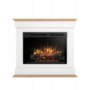 Kominek Elektryczny Lenox 26" Xhd Biały/j.dąb