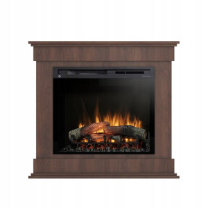 Kominek Elektryczny Lenox 28" Xhd Ciemny Dąb