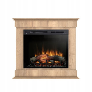 Kominek Elektryczny Lenox 28" Xhd Jasny Dąb