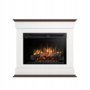 Kominek Elektryczny Lenox 26" Xhd Biały/dąb