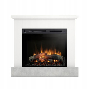 Kominek Elektryczny Jukon 28" Xhd Biały/beton
