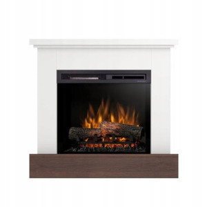 Kominek Elektryczny Jukon 23" Xhd Biały/c.dąb