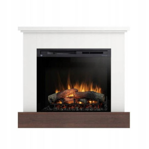 Kominek Elektryczny Jukon 28" Xhd Biały/c.dąb