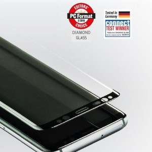 Szkło Hartowane Diamond Glass Edge 3D czarne Full Glue Iphone 13/13 Pro
