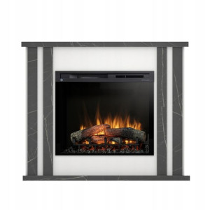Kominek Elektryczny Kelso 28"xhd Biały/marmur