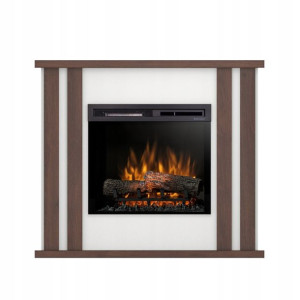 Kominek Elektryczny Kelso 23" Xhd Biały/c.dąb