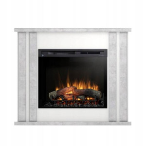 Kominek Elektryczny Kelso 28" Xhd Biały/beton
