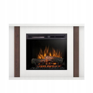 Kominek Elektryczny Paria 23" Xhd Biały/c.dąb