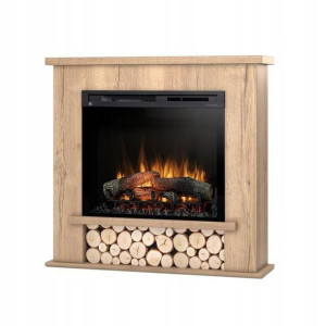 Kominek Elektryczny Tula 28" Xhd Jasny Dąb