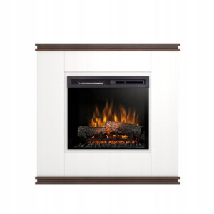 Kominek Elektryczny Vena 23" Xhd Biały/c. Dąb