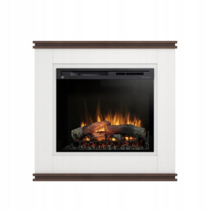 Kominek Elektryczny Vena 28" Xhd Biały/c. Dąb