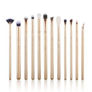 Jessup T408 Classic Alchemy Zestaw 12 Pędzli Do Makijażu - Golden/Rose Gold
