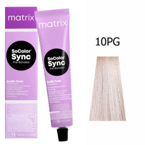 Matrix Socolor Sync Pre-bonded Toner Kwasowy 10pg Pearl Gold 90 Ml